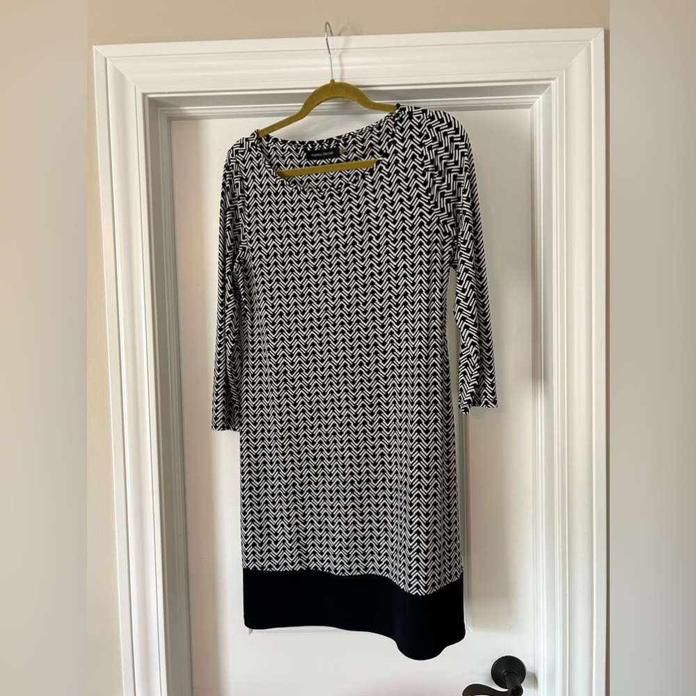 Black and white dress